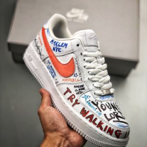 [NIKE] 나이키 에어포스1 커스텀 Custom VLONE x Pauly x Nike Air Force 1 Low “Mase” White