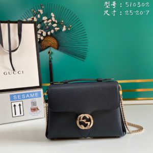 [GUCCI] 구찌 인터로킹 GG 체인백 510302 CAO0G 1000