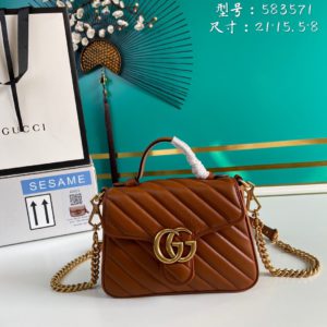 [GUCCI] 구찌 GG 마몽 미니 탑 핸들 백 547260 DTDIT 5729