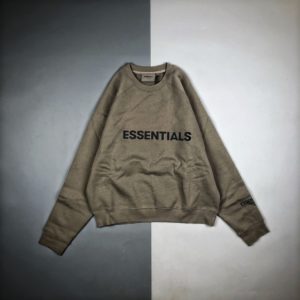 [FEAR OF GOD] 피어오브갓 FOG ESSENTIALS 20FW 로고 엠보싱 프린트 롱 슬리브 라운드넥 스웻 셔츠 맨투맨 티셔츠