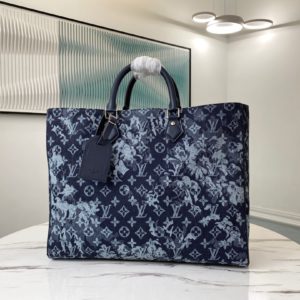 [LOUIS VUITTON] 루이비통 그랑삭 데님 시리즈 버질 아블로 토트백 Monogram Tapestry Grand Sac Tote Bag M57284