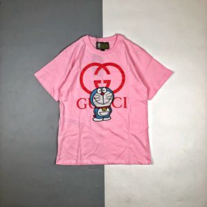 [GUCCI] 구찌 21SS 도라에몽 자수 반팔 티셔츠