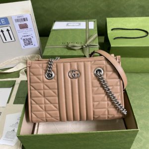 [GUCCI] 구찌 GG 마몽 스몰 토트백 681483