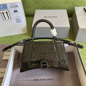 [BALENCIAGA × GUCCI] 발렌시아가 x 구찌 5935461 아워글래스 스몰 탑 핸들백