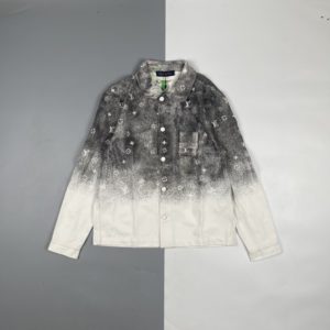 [LOUIS VUITTON] 루이비통 데님 자켓 22ss Starry Presbyopia Gradient Grey Denim Jacket