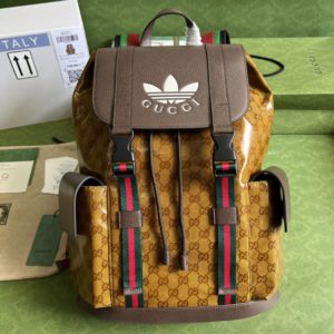 [GUCCI x ADIDAS] 구찌 X 아디다스 소프트 GG 수프림 백팩 495563