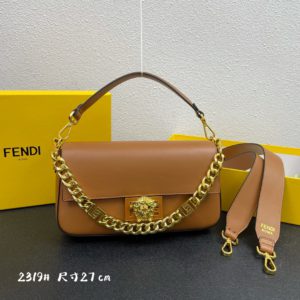 [FENDI X Versace] 펜디 X 베르사체 펜다체 바게트 브로치 백