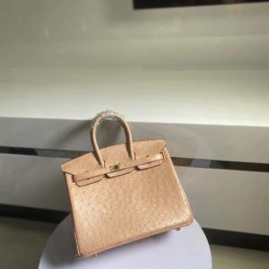 [HERMES] BIRKIN BAG 에르메스 버킨백 25cm 타조가죽