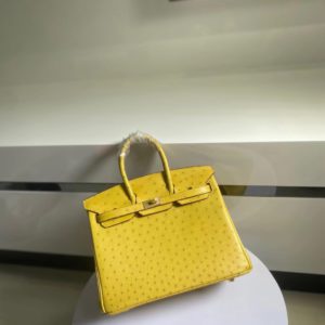 [HERMES] BIRKIN BAG 에르메스 버킨백 25cm 타조가죽