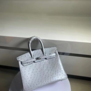 [HERMES] BIRKIN BAG 에르메스 버킨백 25cm 타조가죽