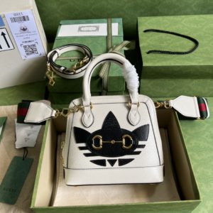 [GUCCI x ADIDAS] 아디다스 x 구찌 홀스빗 1955 GG 미니백 677212