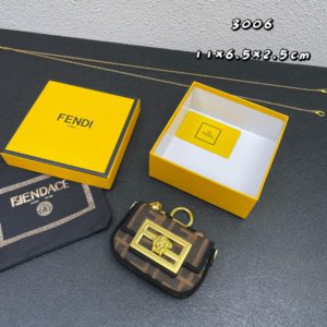 [FENDI X Versace] 펜디 X 베르사체 미니 바게트 브로치 백