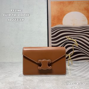 [CELINE] 셀린느 트리오페 WOC 체인백 CUIR TRIOMPHE