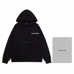 [BALENCIAGA] 발렌시아가 클래식 스몰 로고 후드 스웻셔츠