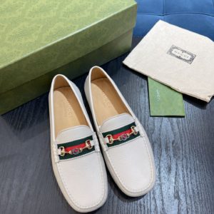 [GUCCI] 구찌 GG 송아지 가죽 드라이빙 슈즈