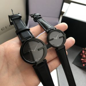 [GUCCI] 구찌 Interlocking G Leather Strap Unisex Watch