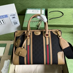 [Gucci] 구찌 미디엄 캔버스 탑 핸들백 715666