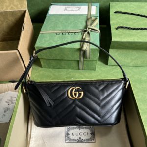 [GUCCI] 구찌 GG 마몽 마틀라세 숄더백 739166