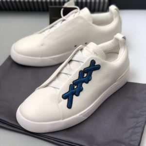 [ZEGNA] 에르메네질도 제냐 스니커즈 Triple Stitch LOW TOP SNEAKER