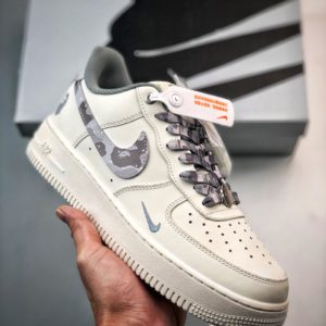 [NIKE] Bape x Air Force 1 로우 화이트 그레이 카무플라주