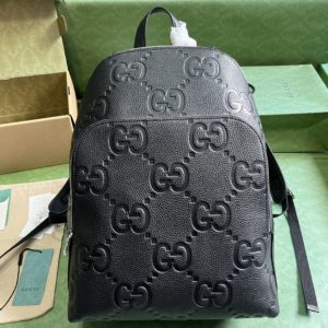 [GUCCI] 구찌 점보 GG 패턴 레더 백팩 766932