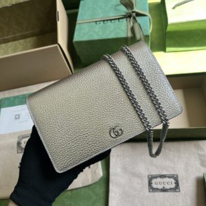 [GUCCI] 구찌 GG 마몽트 미니 체인백 497985